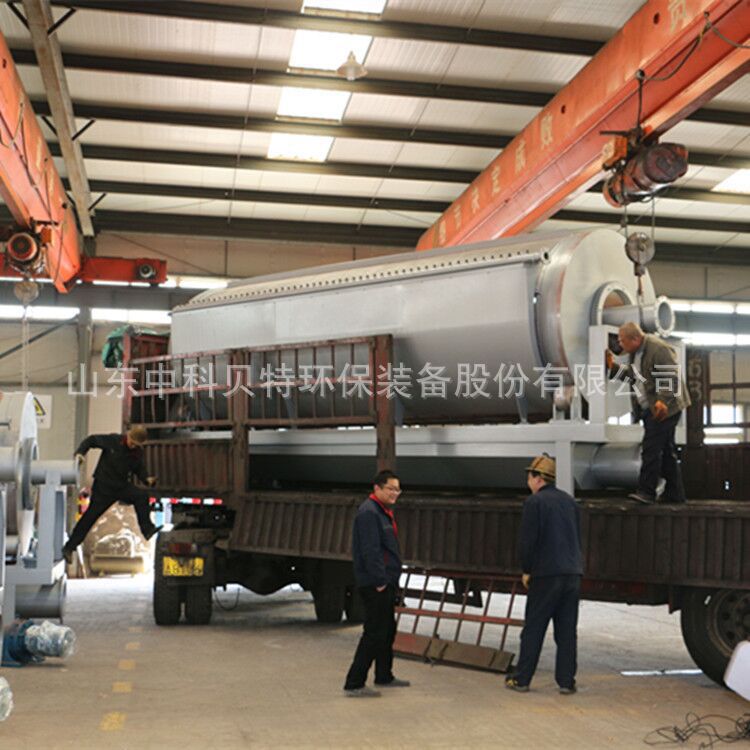 国产丰满麻豆VIDEOS天美屠宰污水处理设备转筒式微滤机发往宁夏