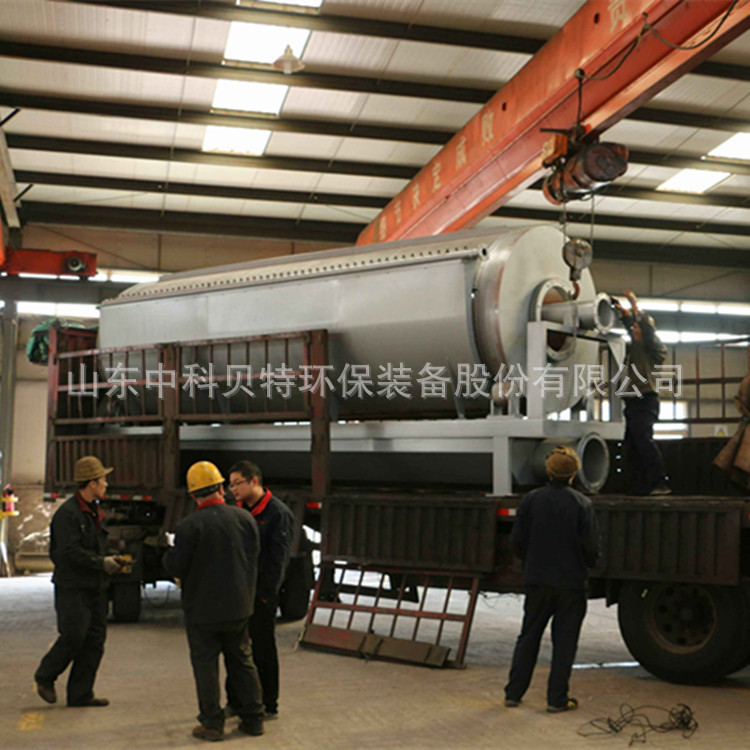 国产丰满麻豆VIDEOS天美屠宰污水处理设备转筒式微滤机发往宁夏